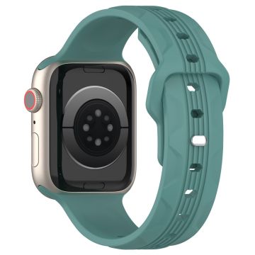 KALEBOL Apple Watch Series 49mm - 45mm - 44mm - 42mm Siliconen horlogeband - Groen