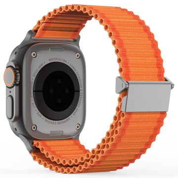 DUX DUCIS Apple Watch Series 49mm - 45mm - 44mm - 42mm Nylon Watch Band - Orange