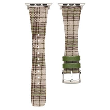 Plaid Woolen Strap for Apple Watch Series 49mm - 45mm - 44mm - 42mm - Style 7