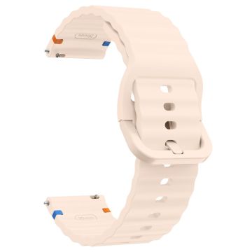 22mm Siliconenband Xiaomi Watch S4 Sport / Redmi Watch 5 Active Wave Design horlogebandje - Roze