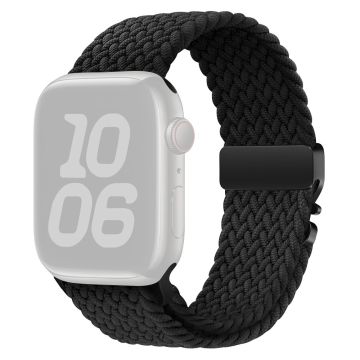 Nylon Strap Apple Watch Series 10 46mm Parachute Buckle Watch Band - Black