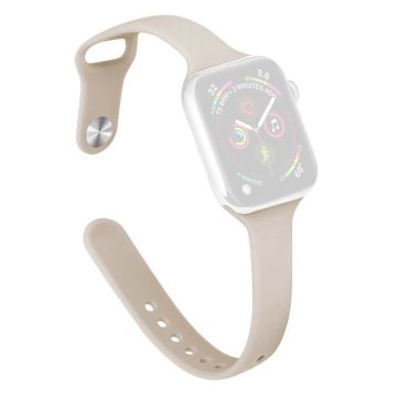 KALEBOL Silicone Watch Band Apple Watch Series 10 46mm Replacement Strap - Starlight