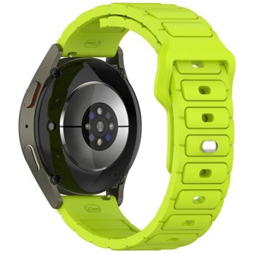 KALEBOL 20mm Siliconen horlogebandje Samsung Galaxy Watch6 Classic 47mm / 43mm / Huawei Watch GT 3 Pro 43mm I-vormige horlogeband - Lime
