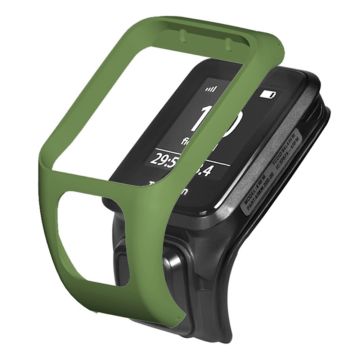 TomTom Runner 3 / Adventurer Horloge Bumper Hoesje Hard Stootvast Afdekraam - Legergroen