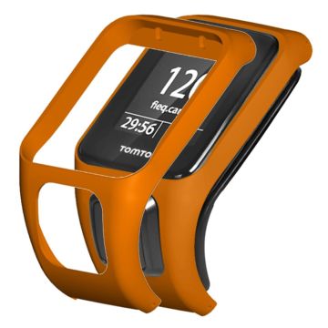 TomTom Runner 3 / Adventurer Horloge Bumper Hoesje Hard Stootvast Afdekraam - Oranje