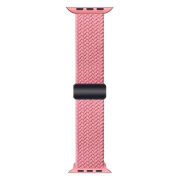 Apple Watch 49mm / 45mm / 44mm / 42mm Nylon Polsband Armband - Roze