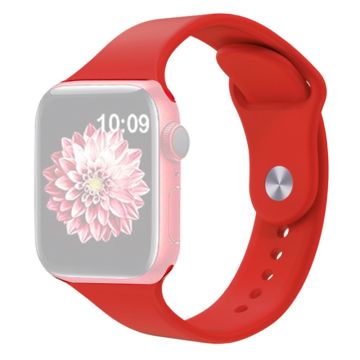 KALEBOL Apple Watch 49mm / 45mm / 44mm / 42mm Siliconen Horlogebandjes, Maat: S / M - Rood