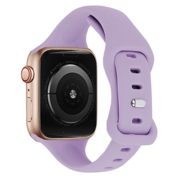 KALEBOL Apple Watch 49mm / 45mm / 44mm / 42mm Slanke Horlogebandjes, Maat: S / M - Paars