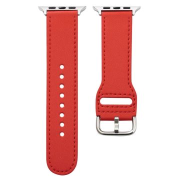 Apple Watch 49mm / 45mm / 44mm / 42mm Polshorlogebandje Vervanging - Rood