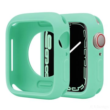 Silicone Protective Case Apple Watch Series 9 / 8 / 7 45mm Candy Color Shockproof Watch Cover - Mint Green