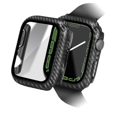 Schermfolie met horlogeframe voor Apple Watch Series - Zwart