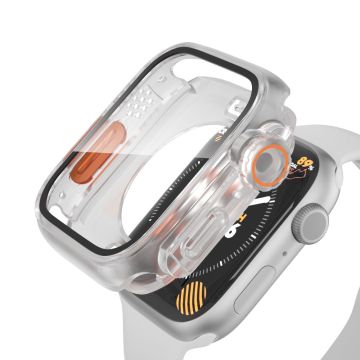 Waterdichte Full Cover voor Apple Watch Series 9/8/7 45mm - Transparant