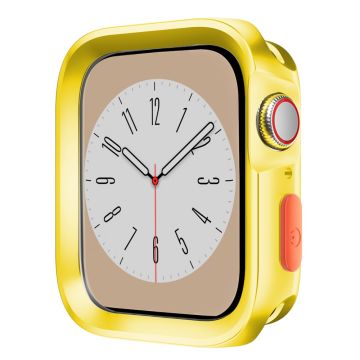 Apple Watch Series 9 / 8 / 7 45mm Flexible Watch Case drop-resistant Protective Watch Frame - Yellow