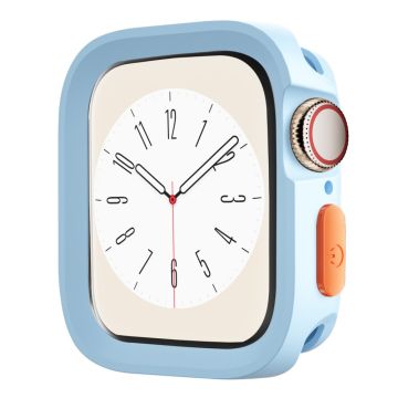 Apple Watch Series 9 / 8 / 7 45mm Flexible Watch Case drop-resistant Protective Watch Frame - Baby Blue