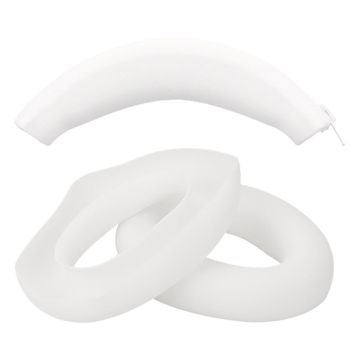 Voor Sony ULT WEAR WH-ULT900N Siliconen hoofdbeschermhoes + oorkussentjes voor koptelefoon - Wit