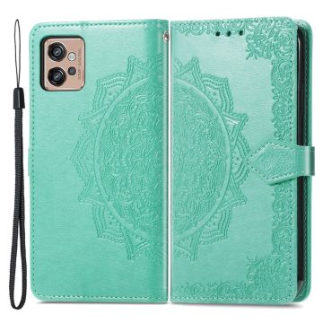 Mandala Motorola Moto G32 Flip Hoesje - Groen