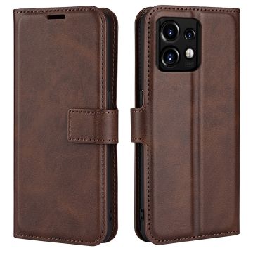 Portemonnee-etui voor Motorola Edge Plus (2023) / Motorola Moto X40 / Motorola Edge 40 Pro - Bruin