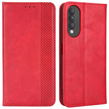 Bofink Vintage Huawei nova 10z / Honor X20 SE leren beschermhoesje - Rood