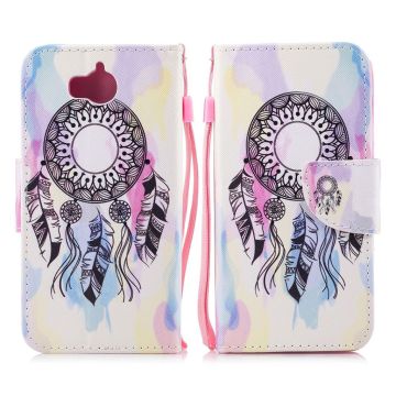 Huawei Y6 (2017) Patroon printing Leer flip Hoesje - Dream Catcher