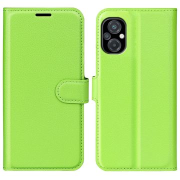 Classic Xiaomi Poco M5 leren flip Hoesje - Groen