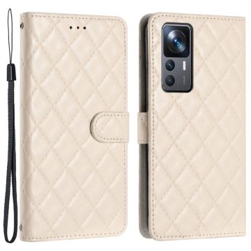 Functionele ruitportemonnee case voor Xiaomi 12T / Xiaomi 12T Pro / Xiaomi Redmi K50 Ultra - Wit