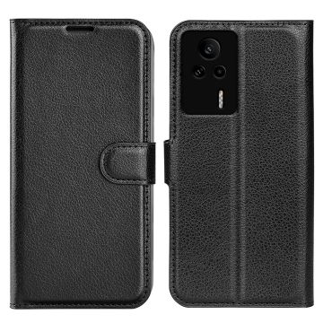 Classic Xiaomi Redmi K60E leren flip Hoesje - Zwart