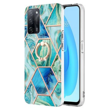 Marble design Oppo A54s / Oppo A53s 5G / Oppo A16 / Oppo A54 Hoesje - Groen