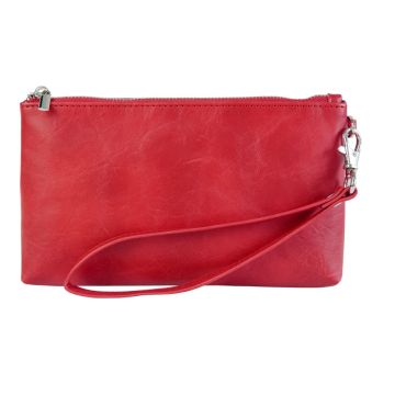 Universele leren tas voor 6,5 inch telefoon - Rood