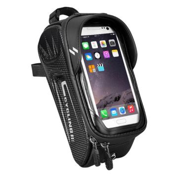 Regenbestendige fietsfietstas voor 6-inch smartphone