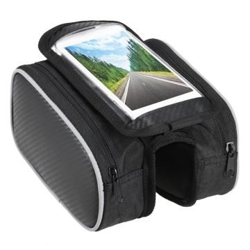 LIXADA fiets voorframe touch view tas