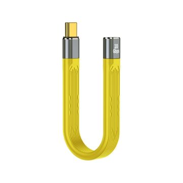 Universele 100W snellaad 10Gbps type-C vrouwelijke naar mannelijke FPC kabel