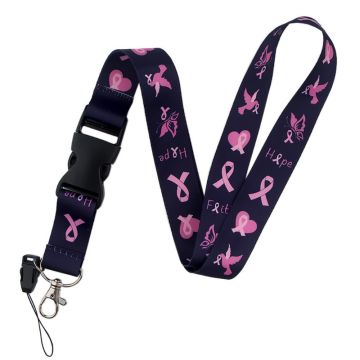 Universeel cool patroon telefoonkoord - Roze Hoop En Geloof