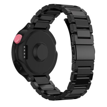 316 roestvrijstalen horlogeband voor Garmin horloge - Zwart