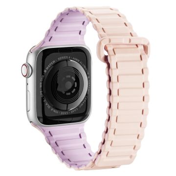 DUX DUCIS Apple Watch Series 8 (45mm) / Watch Ultra siliconenn horlogeband - Roze / Paars