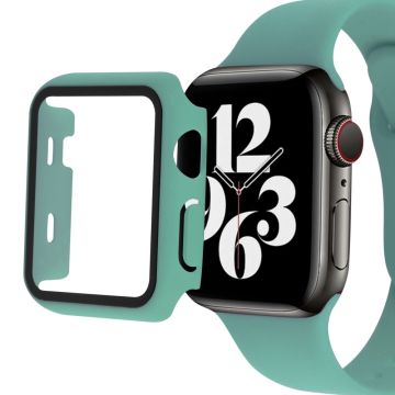 Apple Watch Series 8 (45 mm) eenvoudig hoesje met gehard glas - Groen