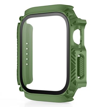 Apple Watch Series 8 (45 mm) beschermhoes met gehard glas - Groen