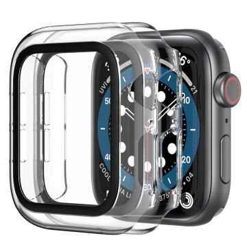 2Pcs AHASTYLE Apple Watch Series 8 (45mm) / Watch Ultra hoesje met gehard glas - Transparant