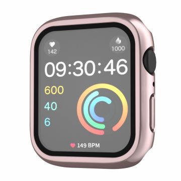 Apple Watch Series 8 (45 mm) beschermhoes met gehard glas - Roségoud