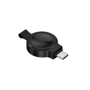 USB-C draadloze oplader voor Apple Watch - Zwart