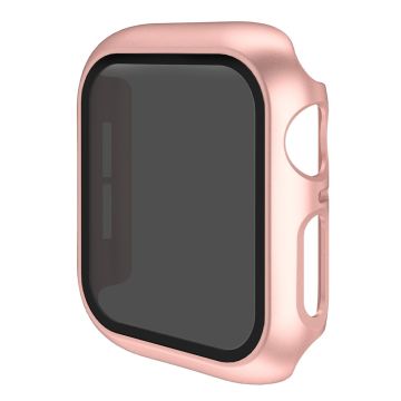 Apple Watch Series 9 45mm geïntegreerd hoesje met gehard glas - Roségoud