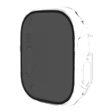 Apple Watch Series 9 45 mm geïntegreerd hoesje met gehard glas - Transparant