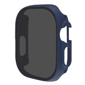 Apple Watch Series 9 45 mm geïntegreerd hoesje met gehard glas - Middernachtblauw