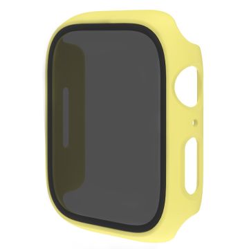 Apple Watch Series 9 45 mm geïntegreerd hoesje met gehard glas - Geel