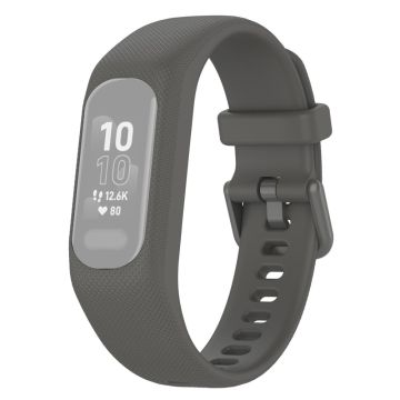 Garmin Vivosmart 5 eenvoudige siliconenn horlogeband - Grijs
