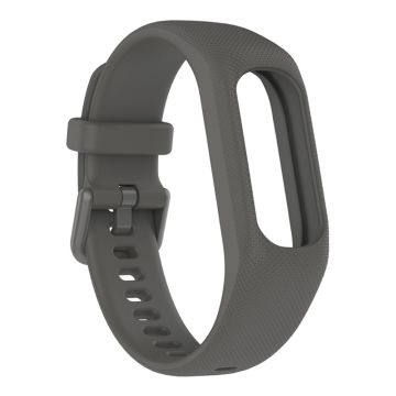Garmin Vivosmart 5 siliconenn horlogeband met etui - Donkergrijs